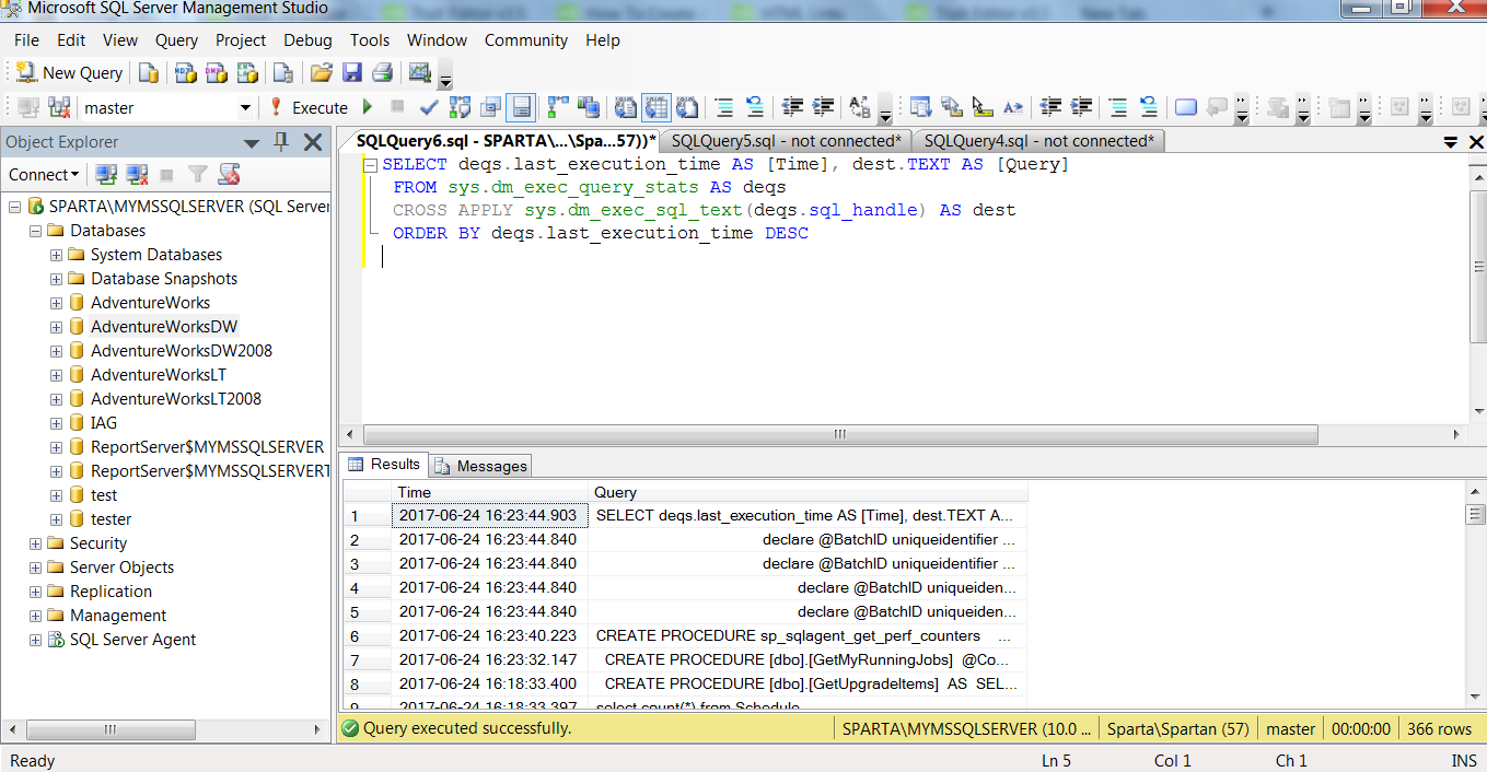 Find Backup History on a Sql-Server